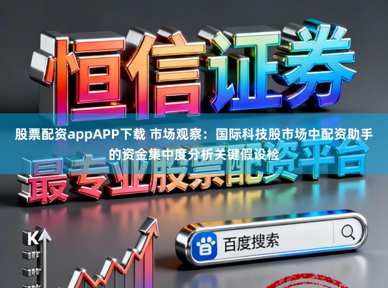 股票配资appAPP下载 市场观察：国际科技股市场中配资助手的资金集中度分析关键假设检